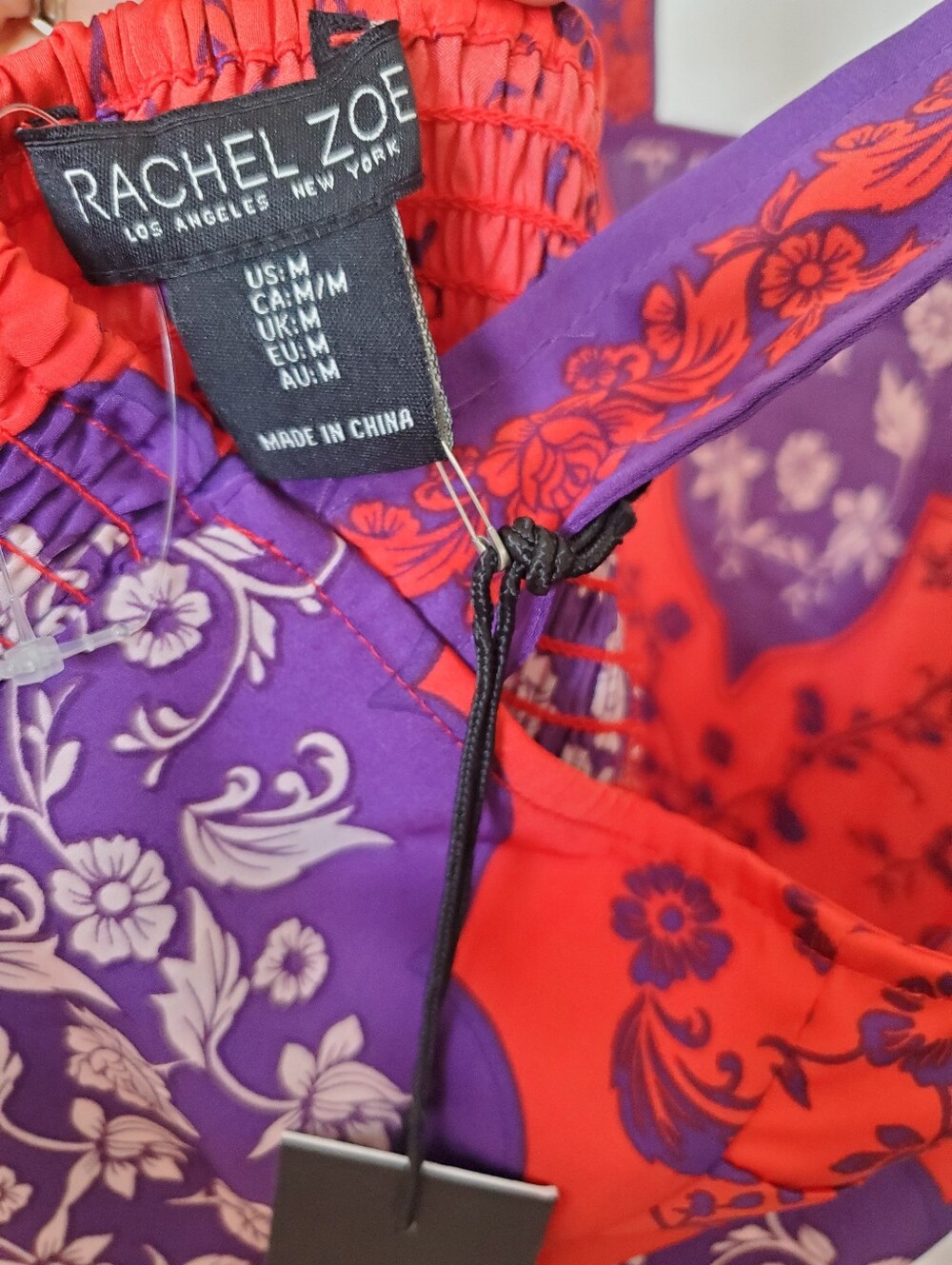 Rachel Roy Boho Satin 2 PC Pant Set M - Picture 8 of 12
